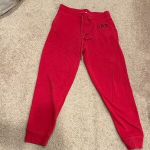 GAP Vibrant Red Joggers